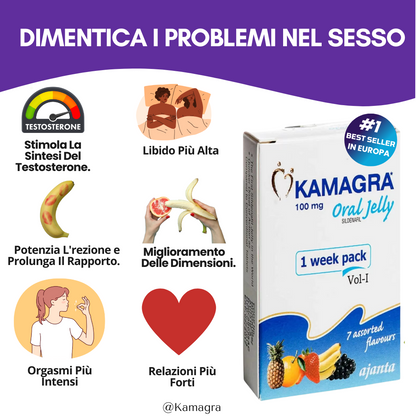 Kamagra Oral Jelly + EBOOK GRATIS | OFFERTA LIMITATA