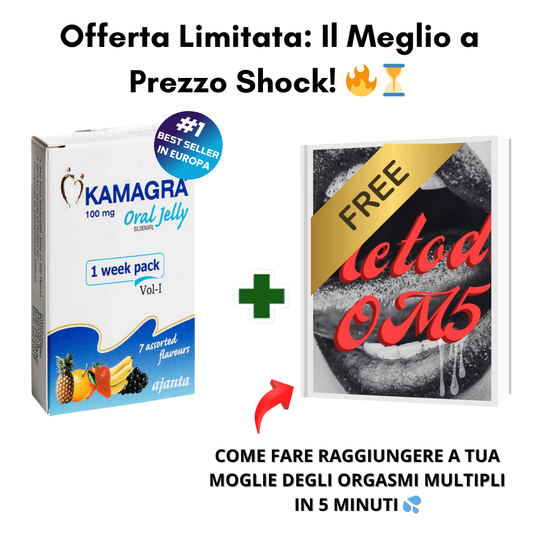 Kamagra Oral Jelly + EBOOK GRATIS | OFFERTA LIMITATA